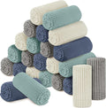 Buryeah 24 Pcs Flannel Throw Blanket Bulk 50 x 60 in Sleepover Blanket Outdoor by Buryeah