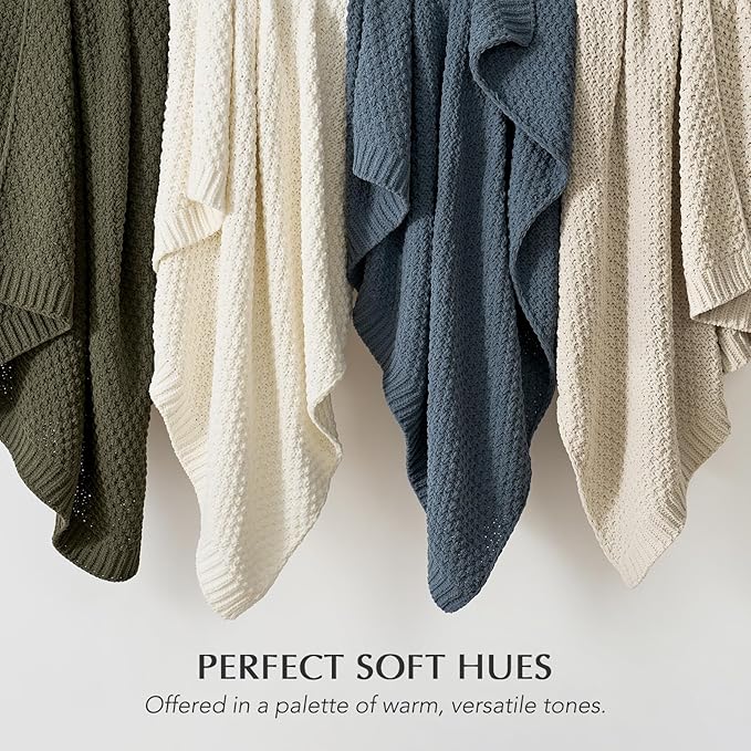 EVERGRACEHOME Chunky Chenille Knit Throw Blanket - Image 7