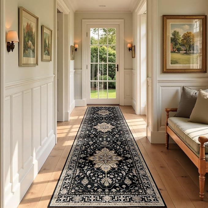 RELEANY Area Rugs 2'x7' Runner Rug Non Slip Washable - Image 2