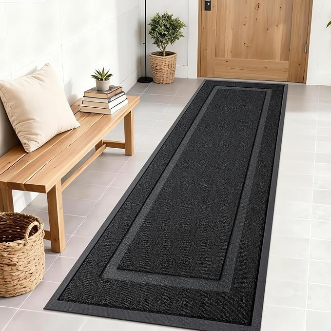 OLANLY Front Door Mat Indoor Outdoor Entrance, Waterproof All-Season, by OLANLY