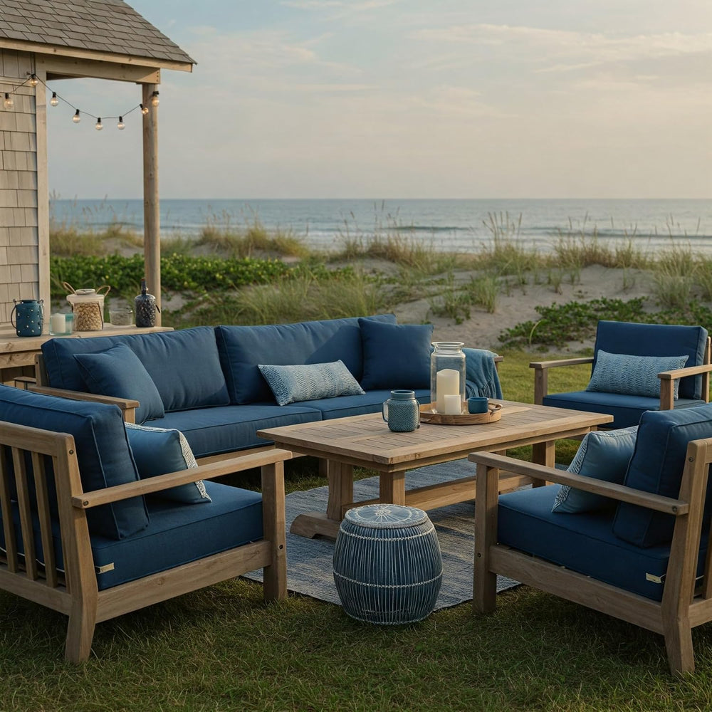 RSH DECOR Sunbrella Deep Seating Cushion with Pillow Back | 25” x 25” x 5&quo...