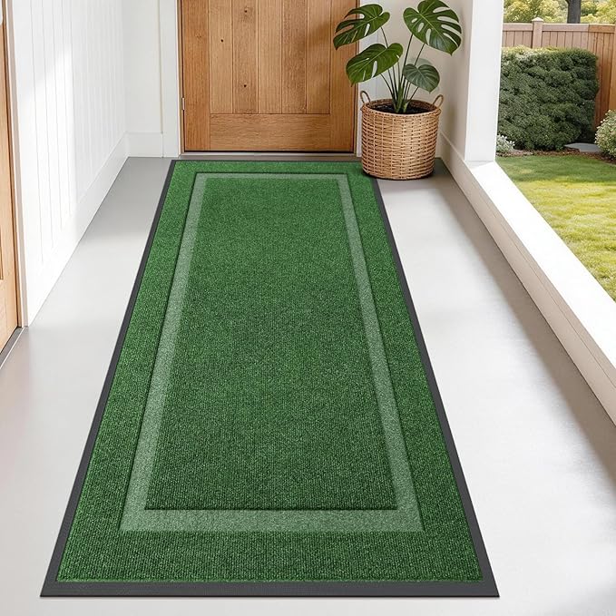 OLANLY Front Door Mat Indoor Outdoor Entrance, Waterproof All-Season, by OLANLY