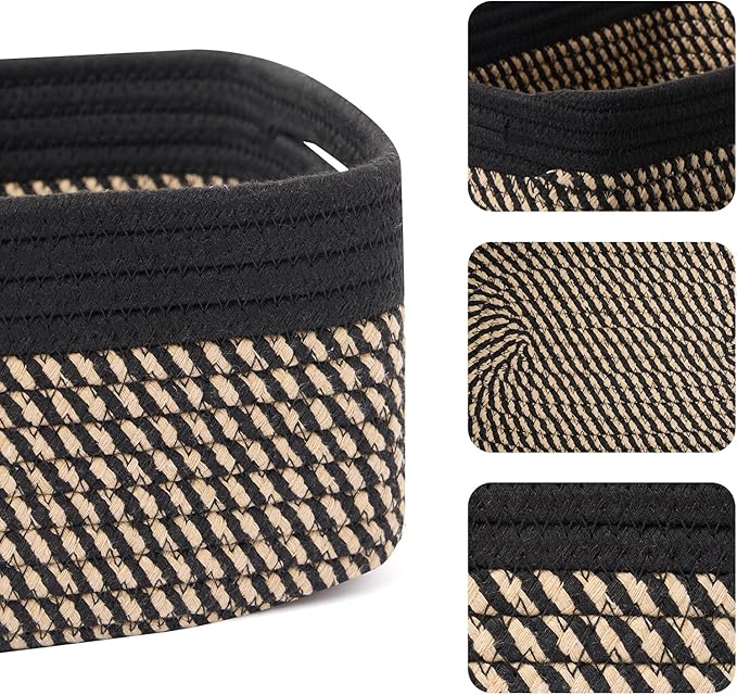 MiniArk Small Storage Baskets for Organizing | Closet Organizer Bins | Shelf - Image 2