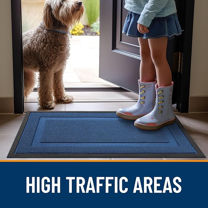 OLANLY Front Door Mat Indoor Outdoor Entrance, Waterproof All-Season, - Image 7