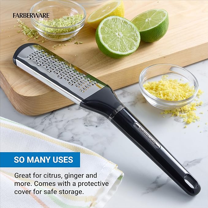 Farberware Professional Slim Zester and Grater – Stainless Steel Blade - Image 3