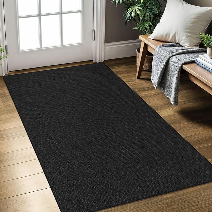 KOZYFLY Rugs for Entryway 3x5 ft Washable Area Rug Non Slip Rubber Backed Entry by KOZYFLY
