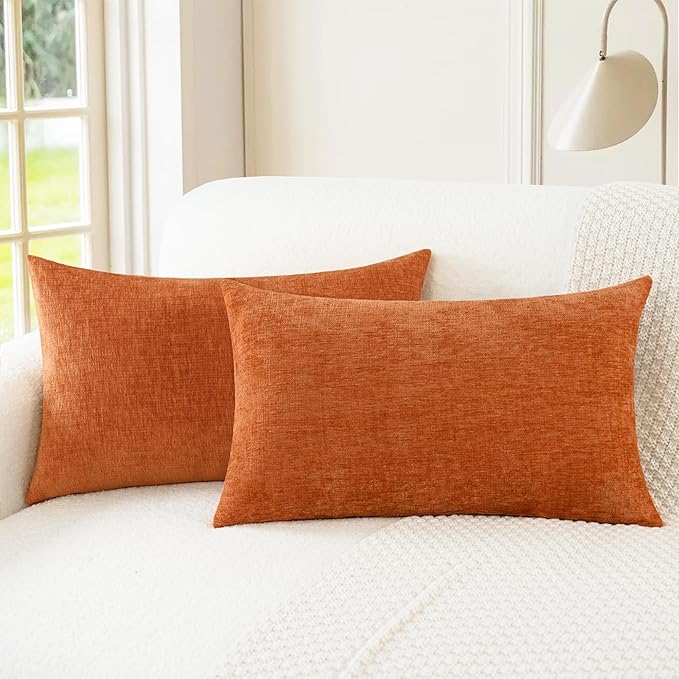 CaliTime Fall Throw Pillow Covers Decorative 16 X 26 Inches Pack of 2 Cozy by CaliTime
