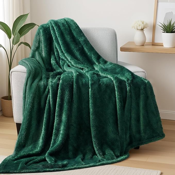 Exclusivo Mezcla Plush Fuzzy Fleece Throw Blanket Extra Large, Super Soft by ExclusivoMezcla