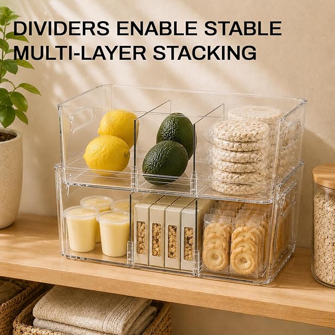Mpotmiy Pantry Organizers and Storage, 8 Pack Snack Organizer - Image 5