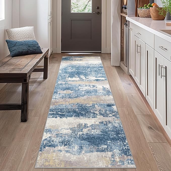 Runner Rug for Hallway Kitchen 2x6 Machine Washable Runners Rug for Entryway - Image 3