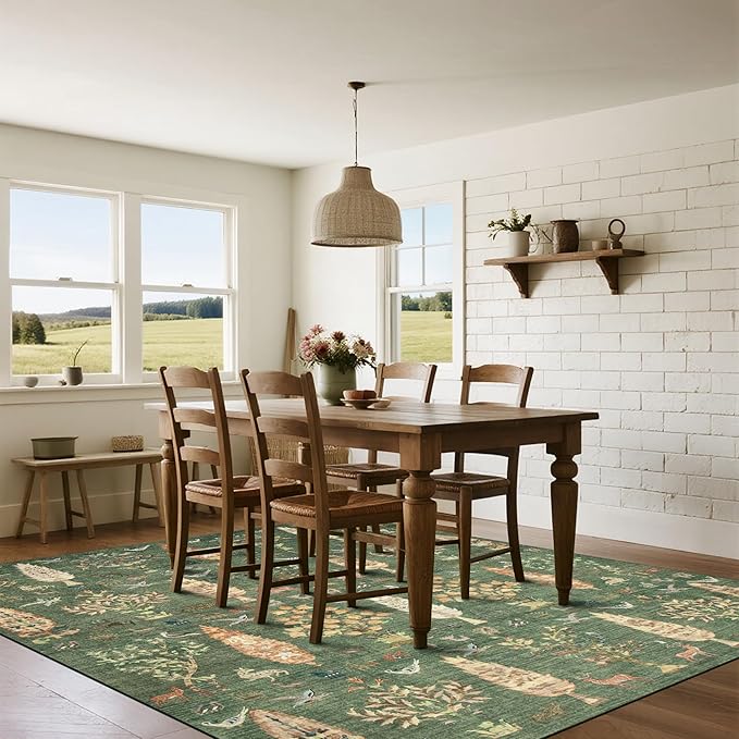 Washable Rugs 8x10 Area Rugs for Living Room, Dining Room- Large Ultra Soft - Image 8