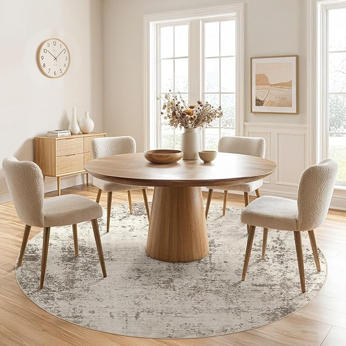 UERMEI 6ft Round Area Rug Living Room Rugs - Image 4