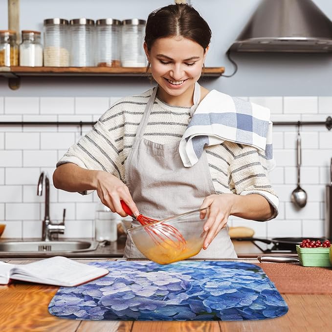 Sanwarm Absorbent Dish Drying Mat, Coffee Bar Decor, Heat Resistant and - Image 6