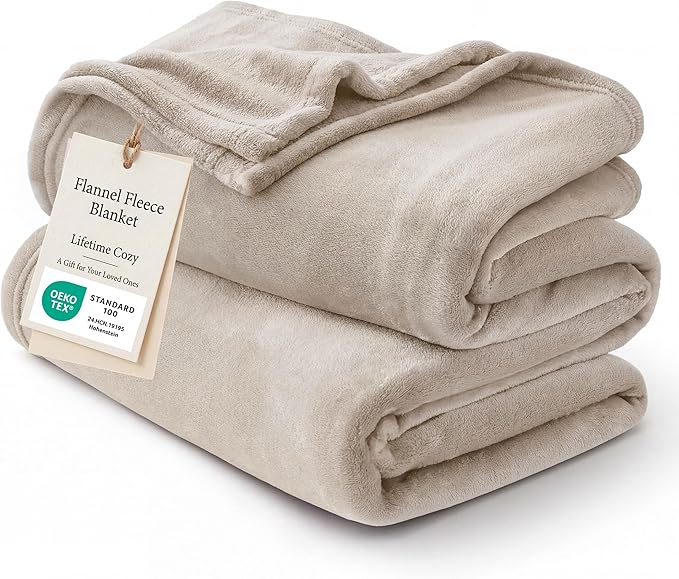 Bedsure GentleSoft Fleece Throw Blanket by BEDSURE