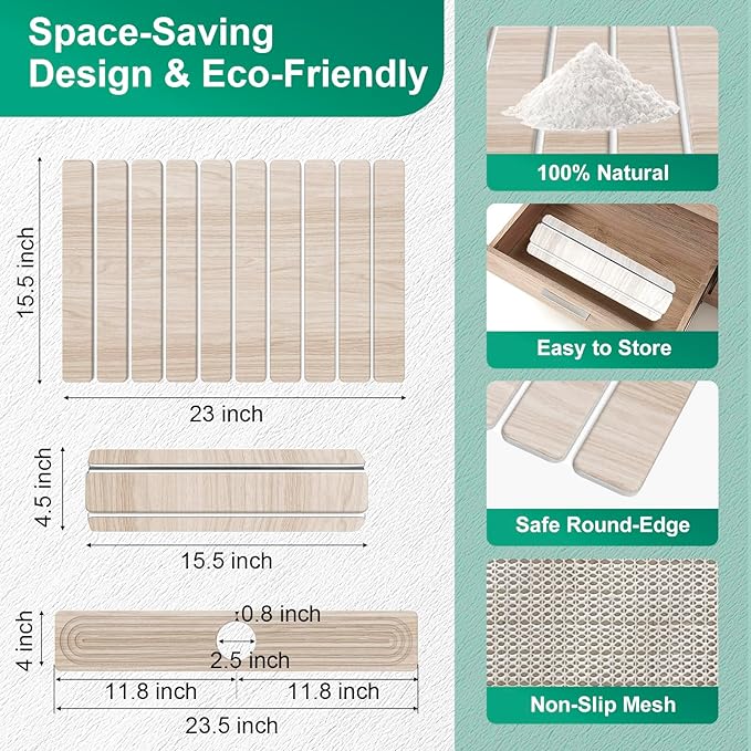 Stone Drying Mat for Kitchen Counter, Diatomaceous Earth Quick Dry Stone Mats - Image 6