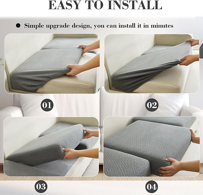 Sofa Covers Couch Covers for Sofa Pet Friendly Couch Cushion Covers Universal - Image 5