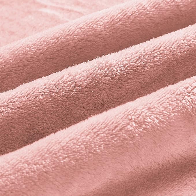 BEDELITE Fleece Blankets Queen Size Pink Throw Blankets - Image 5