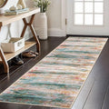 KOZYFLY Modern Abstract Kitchen Runner Rug, 2x6 Washable Rug Runner Non-Slip by KOZYFLY