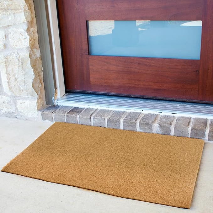 4 Pack Blank Door Mats, 30x17 Inch Artificial Coir Door Mats Outdoor - Image 6
