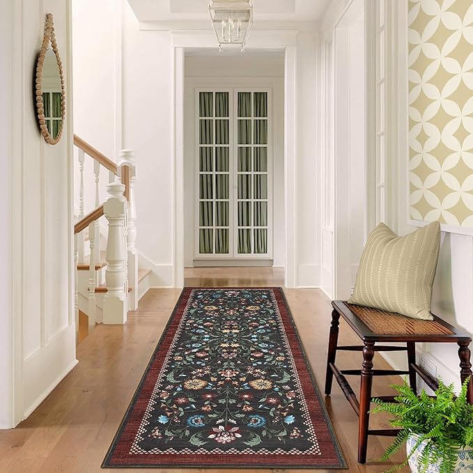 GarveeHome Floral Rug 2.5x10 Runners - Image 9