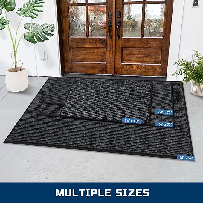 Extra Large Front Door Mat, 3 x 4 Feet Indoor Outdoor Entrance Mat, Heavy Duty - Image 8
