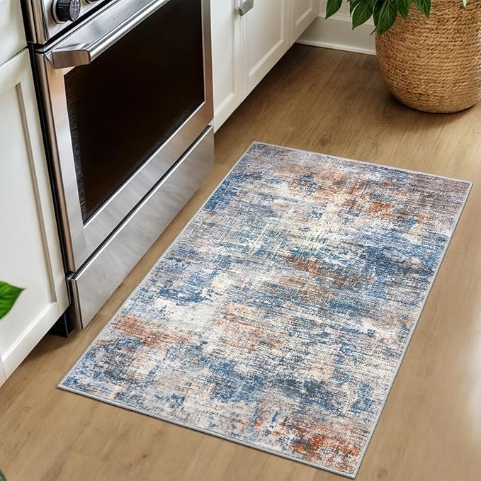 IOHOUZE Small Abstract Area Rug 2x3 Ft Entryway Rugs Washable Door Mat Indoor - Image 8