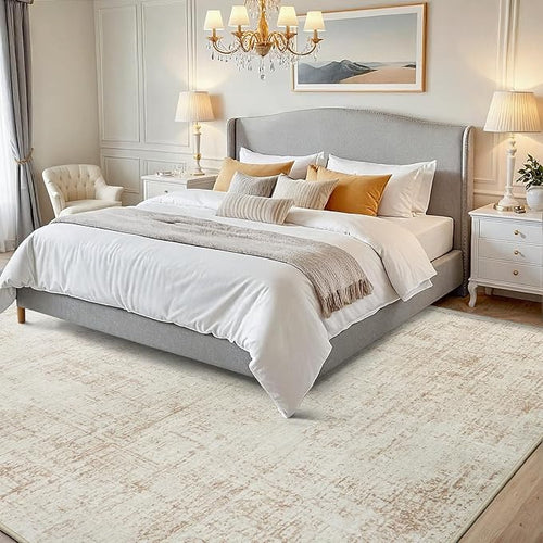 5x8 Area Rugs for Living Room Washable Rug: Anti-Skid Abstract Modern Living - Image 2