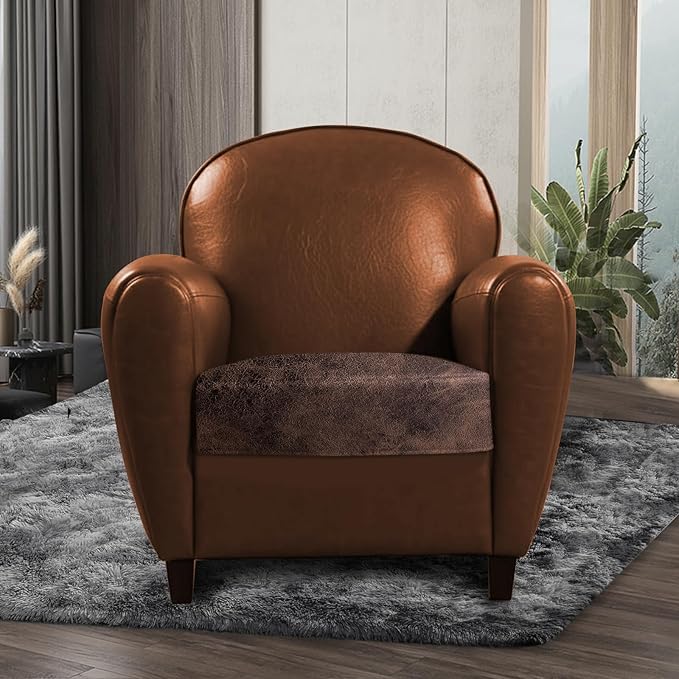 Leather Look Couch Cushion Covers Sofa Seat Slipcovers Sets Couches Furniture - Image 8