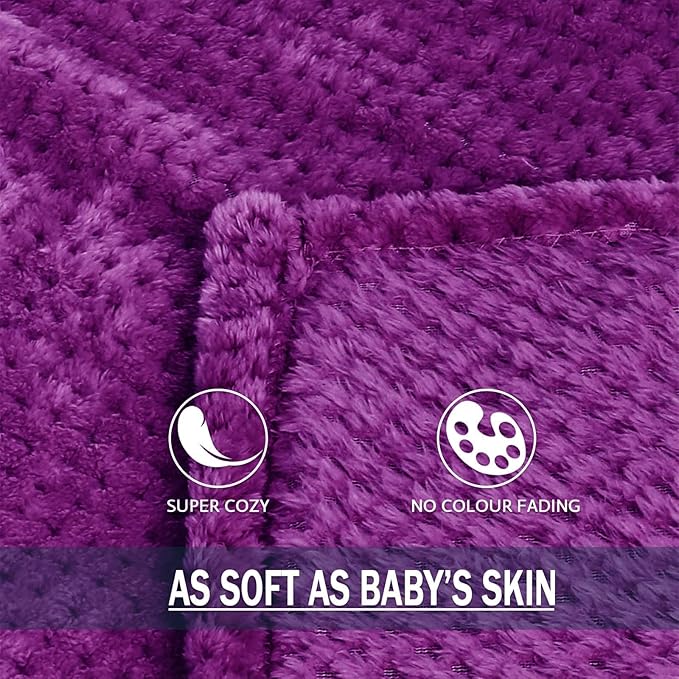 Exclusivo Mezcla Fleece Throw Blanket Extra Large, Super Soft and Warm Blankets - Image 6