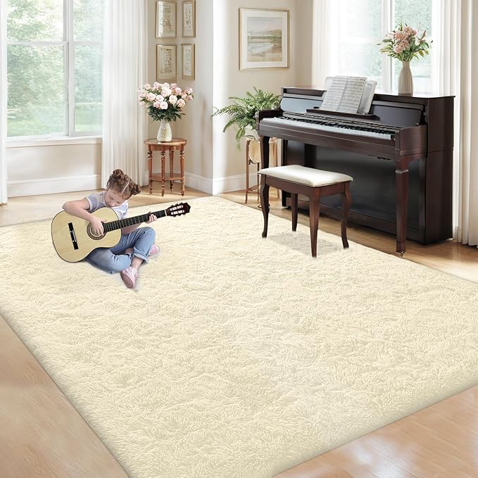 5x8 Area Rug for Living Room: Fluffy Shag Soft Washable Rugs Fuzzy Plush Indoor - Image 7