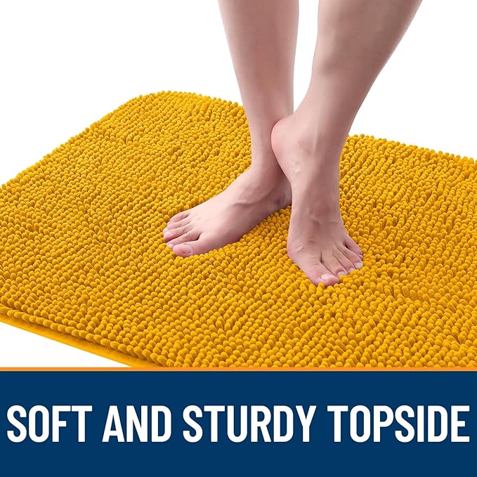 OLANLY Dog Door Mat for Muddy Paws 34x21, Absorbs Moisture and Dirt, Absorbent - Image 4