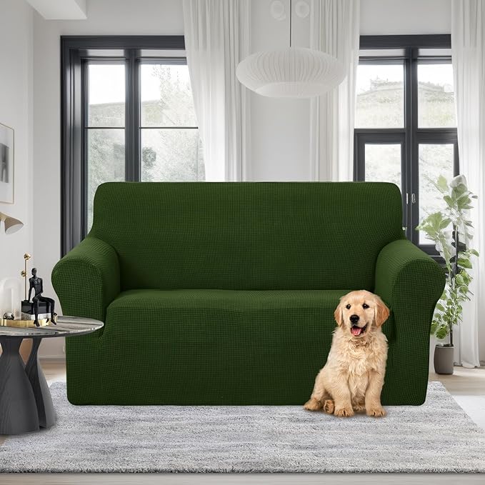 U-NICE HOME Loveseat Cover Stretch Couch Cover Sofa Cover Sofa Slipcover - Image 2
