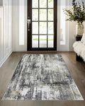 Latte&Fog 3x5 Entryway Rug, Vintage Washable Area Rug, Boho Non Slip Low Pile by LatteFog