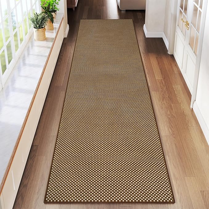 YDKGL 2x8 ft Hallway Runner Rug Extra Long Boho Woven Kitchen Runner Rugs Mat by YDKGL