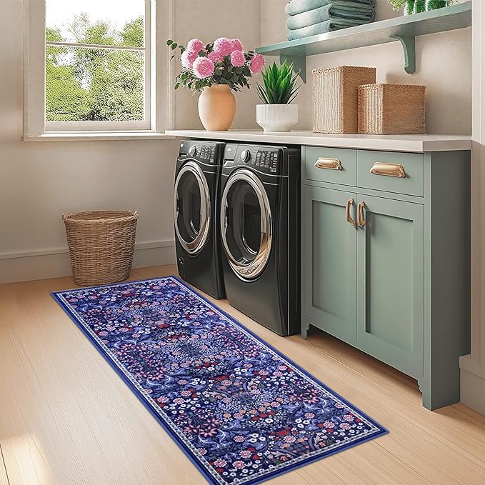 Runner Rug for Entryway: 2x6 Kitchen Rugs Non Slip Washable Ultra-Thin Soft - Image 4