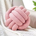 Uvvyui Knot Pillow Ball, Soft Home Decorative Round Throw Pillow, Handmade by Uvvyui