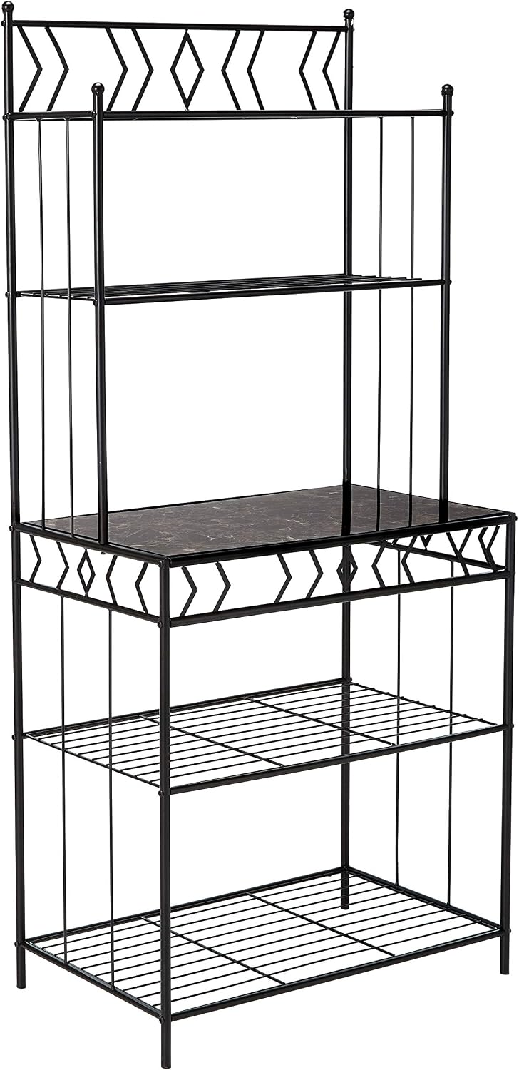 Kings Brand Furniture - 5-Tier Standing Kitchen Bakers Rack for with Storage ...