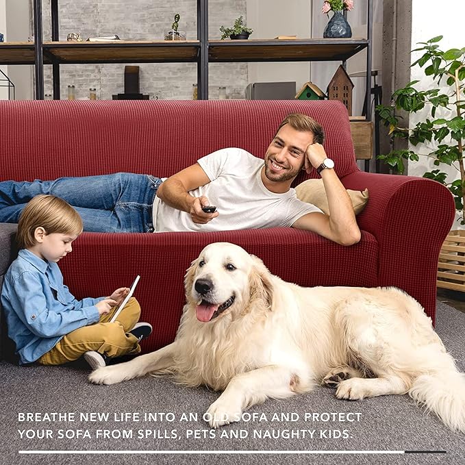 ZNSAYOTX Super Stretch Couch Cover Universal Sofa Covers - Image 8
