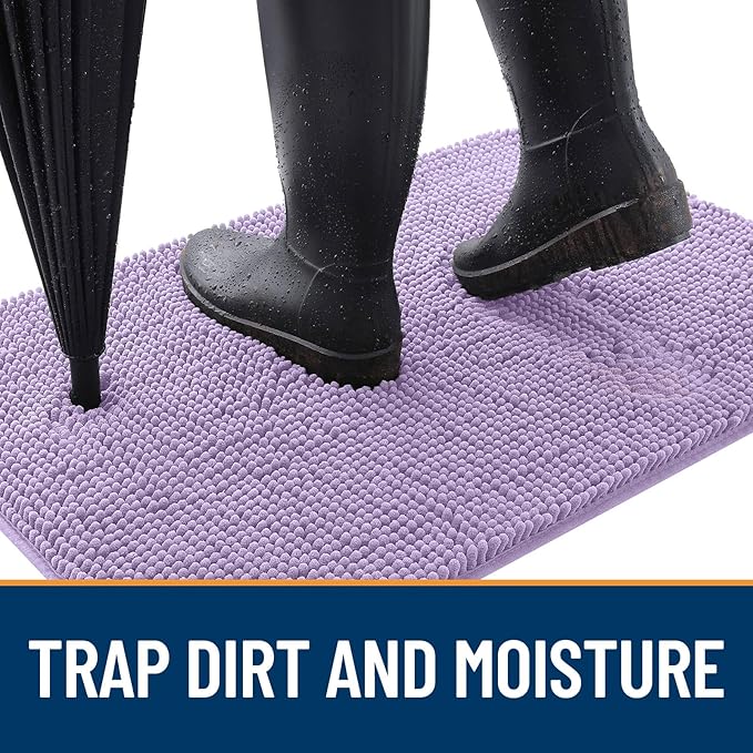 OLANLY Dog Door Mat for Muddy Paws 30x20, Absorbs Moisture and Dirt, Absorbent - Image 2