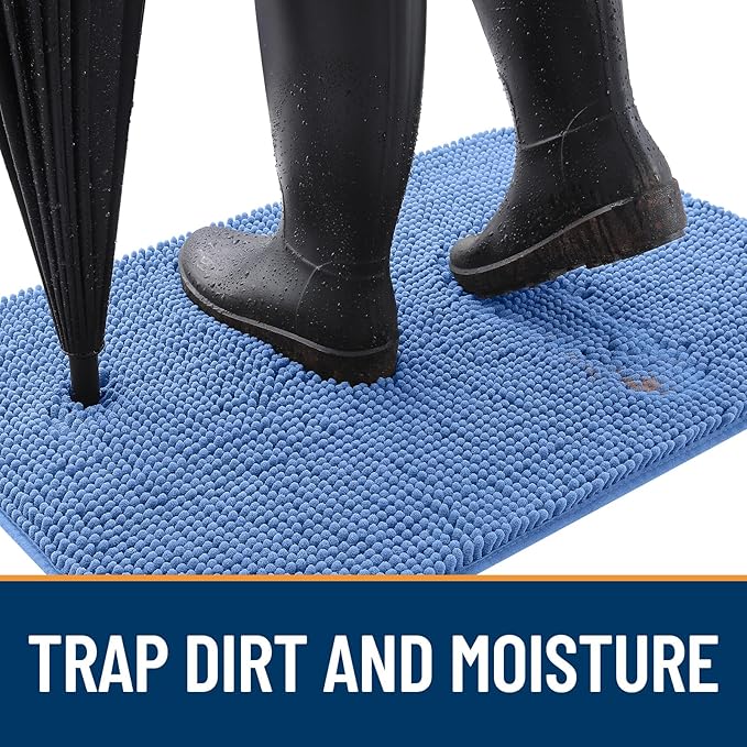OLANLY Dog Door Mat for Muddy Paws 36x24, Absorbs Moisture and Dirt, Absorbent - Image 2