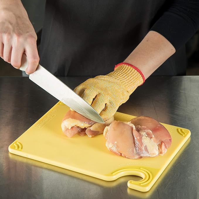 San Jamar Saf-T-Grip Plastic Cutting Board - Image 5