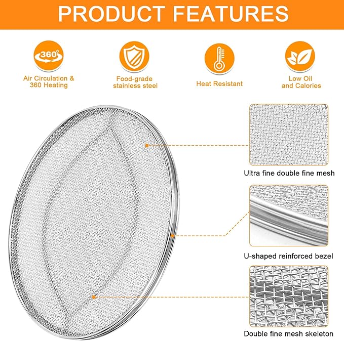 Splatter Shield for Ninja FG551 Foodi Smart XL Grill, Replacement Stainless - Image 7