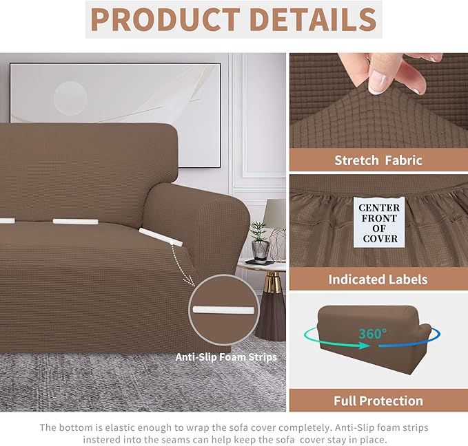 Easy-Going 100% Waterproof Chair Couch Cover, Dual Waterproof Sofa Cover - Image 4