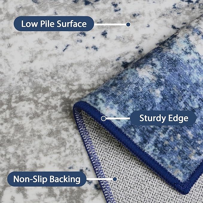BEIMO Area Rugs 8x10 for Living Room Bedroom, Modern Abstract Machine Washable - Image 7