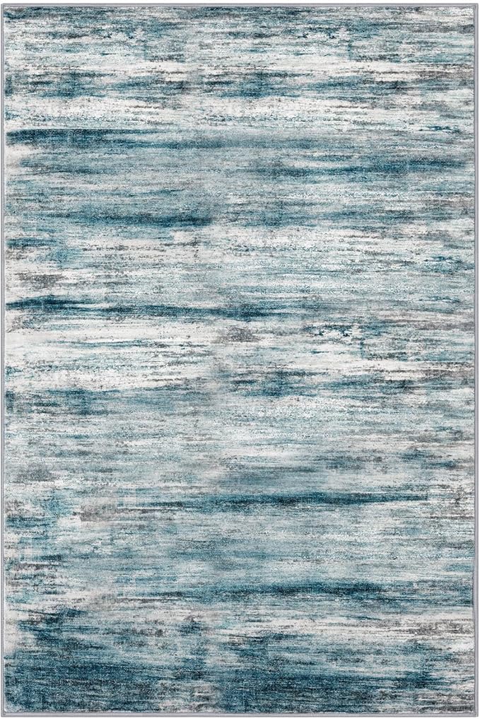 KOZYFLY Area Rug 8x10 Modern Living Room Rug, Washable Large Thin Rugs Non-Slip - Image 8