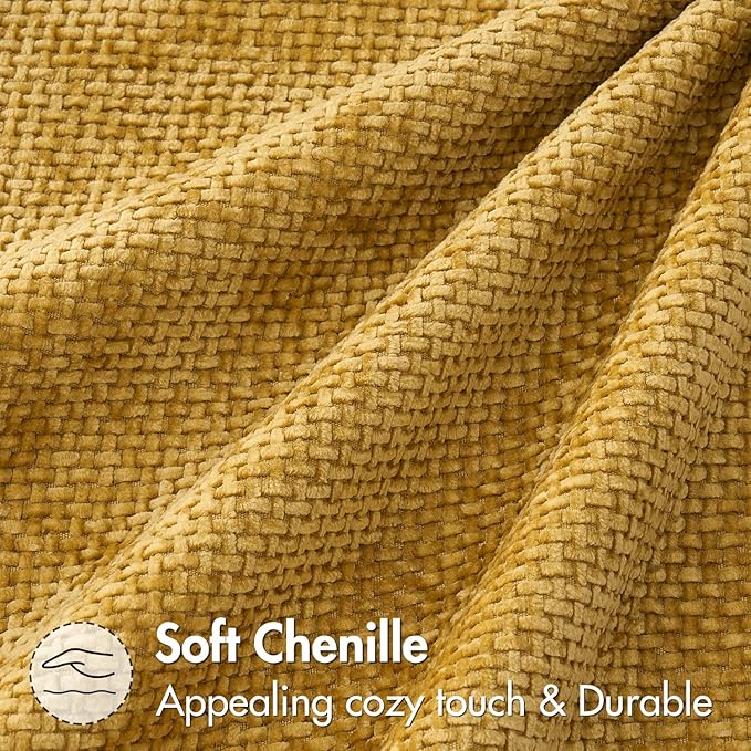 MIULEE Pack of 2 Couch Throw Pillow Covers 18x18 Inch Neutral Gold Modern Boho - Image 6
