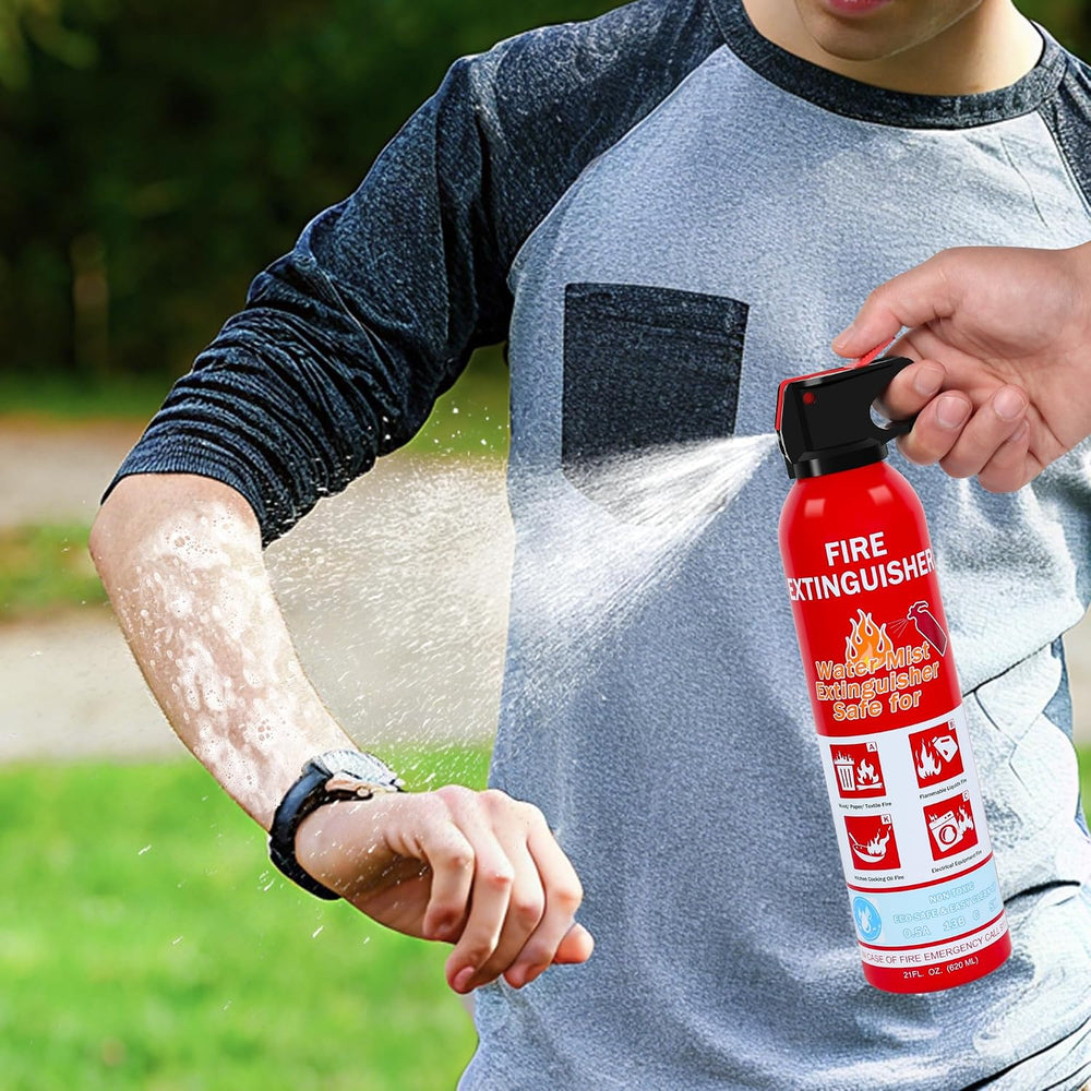 4-Pack Home Fire Extinguisher with Wall Mount, Portable A B C K Class Househo...