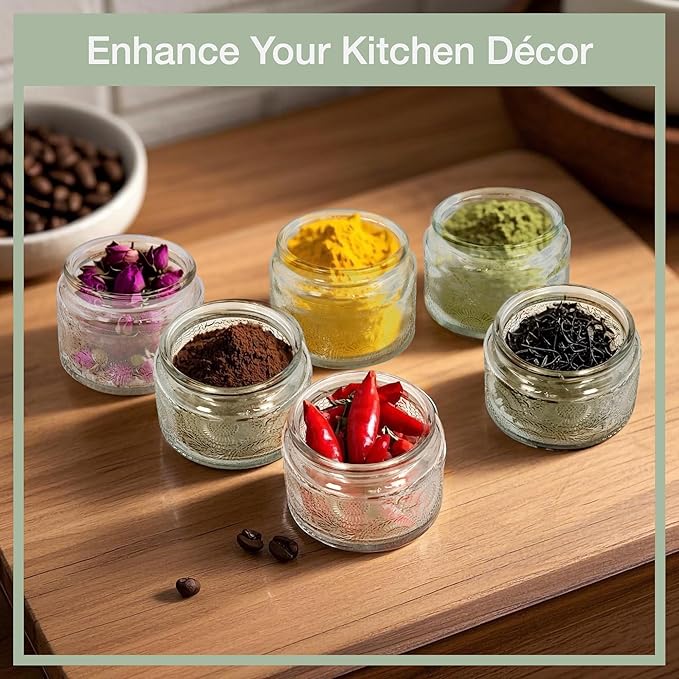 4 oz Colored Mini Glass Jars - Image 8