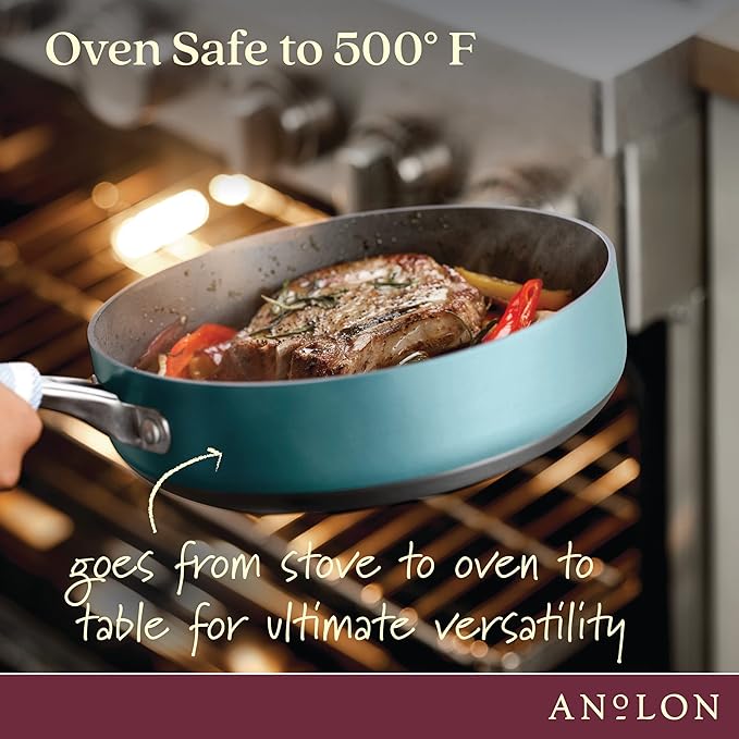Anolon Achieve Hard Anodized Nonstick Sauté Pan - Image 5