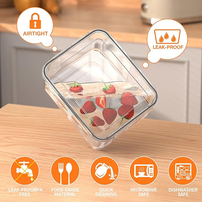 5 PCS Large Fruit Storage Containers - Image 6